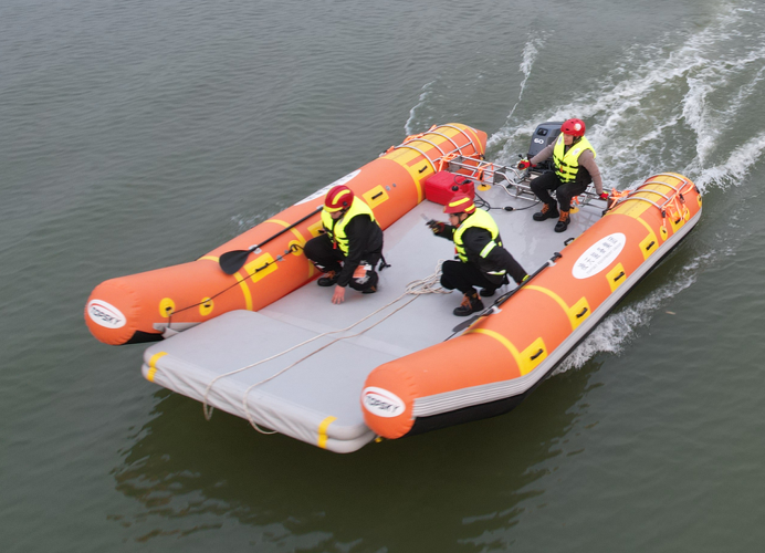 充氣救援運輸船 （第2代，輕型+裝配式+60馬力舷外機）
