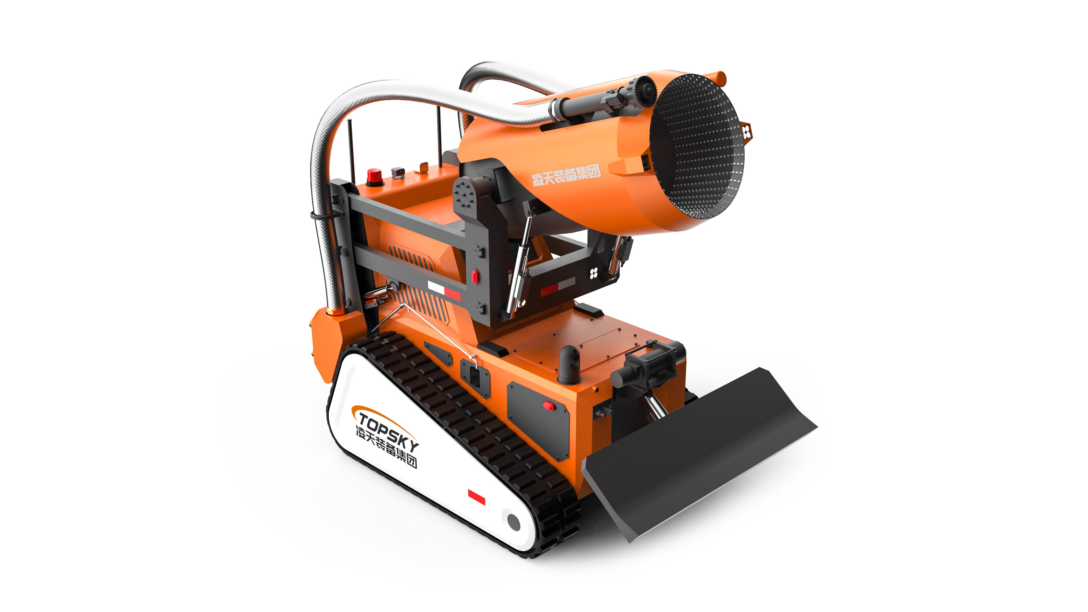 消防排煙滅火機器人 （油動液壓、80國產消防水炮）