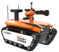 防爆消防滅火偵察機器人（D6中型，全功能款，雙向語音對講+語音控制+漏電探測+火焰識別+自主跟隨+半自住行走）